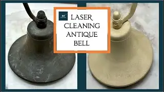 Laser Cleaning and Restoring an Antique Brass Bell
