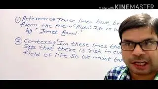 Class 10 Explanation with reference to context