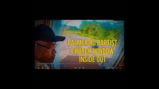 Angelic Window Apparition - Inside Looking Out - Palmer Road Baptist Church - 2022-09-17 Sat AM