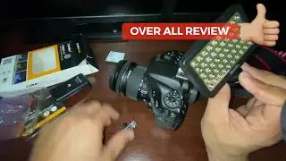 Commlite CM-L50 LED Camera Video Light UnBox & Review