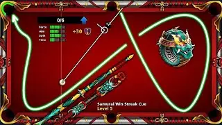 samurai😇 win streak cue 🤠🤩/8 ball pool🤑