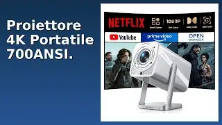 RECENSIONE (2025) : Proiettore 4K Portatile 700ANSI.. DETTAGLI ESSENZIALI