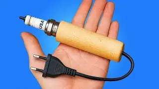 How to build a super powerful homemade welding machine from spark plugs