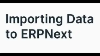 Some Data import issues from Excel to ERPNext to deal with