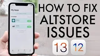 How To FIX AltStore / AltServer Issues!