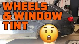 NEW WHEELS & WINDOW TINT  //  J2 Customs B8 Audi Avant Trailer Ep9