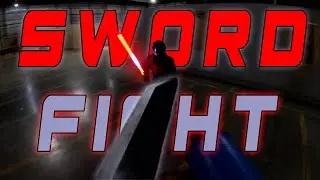 Sword Fights in AIRSOFT [Gamepod Combat Zone]