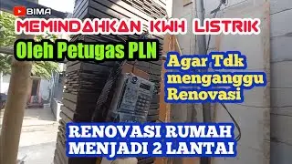 Memindahkan ‼️Kabel PLN dan kWh Meter  Saat Renovasi Rumah | Bagian 4