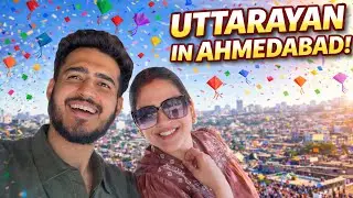 Uttarayan Festival in Ahmedabad 🪁 | Kite Festival Gujarat 2026 | #vlog #kite #ahmedabad #india #fun 