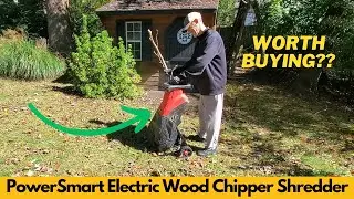 Can this compact electric chipper handle your yard waste? PowerSmart 15A shredder put to the test!