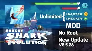 Hungry Shark Evolution v8.5.28 mod apk|New Update 2021|Unlimited Money, Gems|M4 MOD games