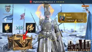 Raid: Shadow Legends- exchange champion fragments in summoning portal and a look at Maud