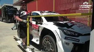 All Cars Toyota Rally1 in Truck Toyota GazooRacing | WRC Rally Portugal Exponor Porto 2025 | Full HD