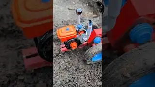 This Tiny Tractor Can Plow Like a Beast! | Mini DIY Machine | #shorts#youtubeshorts