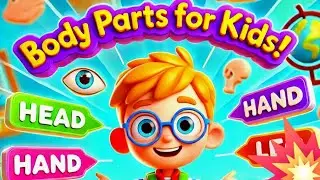 Body Parts Song for Kids | Learn Head, Shoulders, Knees & Toes | Fun Educational Video
