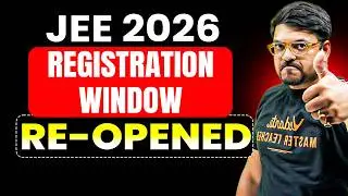 JEE 2026 April Attempt Registration Window Re-Opened ❤️NTA Update🚨Why NTA Being So Sweet👹?
