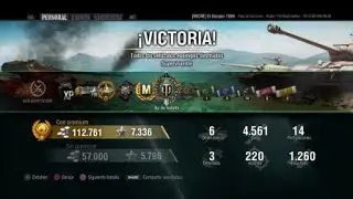 World of Tanks RECRE T34 Black Destruido 6 Da&ntilde;o 4.561
