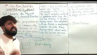 Exercise:The preparation of ethyl acetate is commercially very important|Chp#6|Equilibria|9th Class|