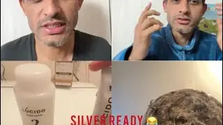 Silver Hair Shock! 😲😂 | Lucido Hair Color Before and  after #SilverHair#LucidoHairColor#