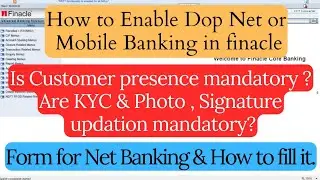 DOP Net Banking kaise enable kare | Dop Internet Banking