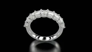 U-Shape Diamond Band #ring #diamond #diamondbands #jewelry