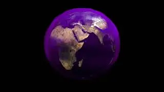 This visualization shows the Earth's atmosphere