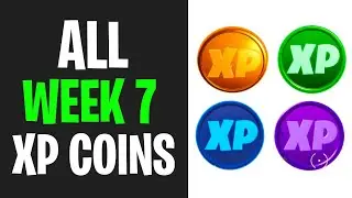 All WEEK 7 XP Coins Locations - Fortnite SEASON 5 (Blue, Green, Purple, Gold)
