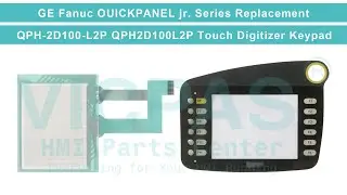 GE Fanuc Hand Held QuickPanel QPH2D100L2P Terminal Keypad Touch Screen Panel Replacement Repair