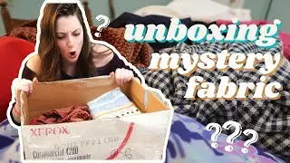Unboxing a $6 Mystery Box | Vintage Fabric Haul!
