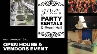 Open House & Vendors Marketplace on Saturday, August 2nd, 2025.
