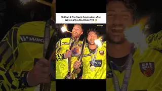 Phil Salt & Tim David Celebration after Winning Abu Dhabi T10 🥳 #shorts #timdavid #philsalt