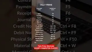 Tally prime important shortcut keys |You need to know Simplify your accounting #shorts #tallyprime