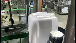 FULL AUTOMATIC CAPPING | Jerry Can capping with arm