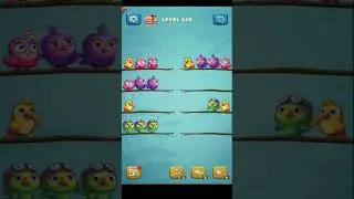🏅BIRD SORT PUZZLE 🐦 LVL 116 🦉Gameplay Walkthrough🎮 #shorts #birdsort #birdsortpuzzle #walkthrough