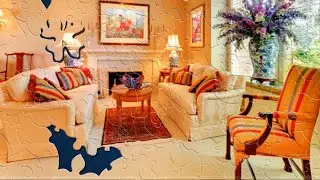 Solving Magic Jigsaw Puzzles 368 (140🧩) Cozy living room design