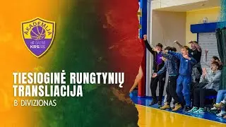 Nostra.lt-RKL B diviziono rungtynės: Varėnos &bdquo;Glassbee-KRS&ldquo; - Kai&scaron;iadorių &bdquo;Savingė&ldquo;