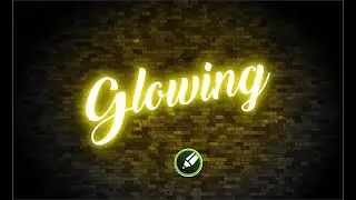 Glowing Text (Neon Text) Effect in coreldraw Tutorial #shorts