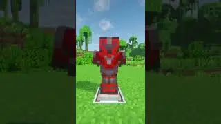 Minecraft Fire Demon God Armor Trim Combination #minecraft #minecraftshorts #shorts #short