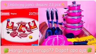 Unboxing Panci Dessini 23 pcs | dapat apa aja?? |masni ismail