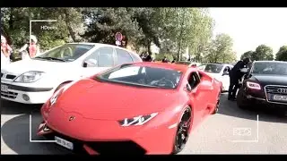 LES ULIS BLOQUER, CORTEGE MARIAGE, LAMBORGHINI.FERRARI, MASSERATI. TOUT Y EST