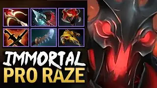 Shadow Fiend Gameplay with Pro Carry Build - Dota 7.39