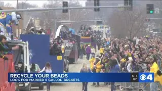 More than 10 million strands of beads thrown to Mardi Gras parade crowd in Soulard