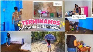 GRAN CAMBIO en el CUARTO ✅️ Terminamos la Remodelación de Paredes 😱