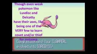 Pokemon Magma Ruby 202: Clamperl Evolutions