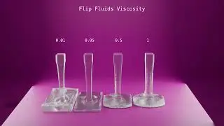 Blender Flip Fluids Viscosity With White Water
