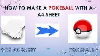 HOW TO MAKE A VERY EASY POKEMON BALL WITH PAPER