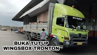 CARA BUKA TUTUP WINGS BOX TRUK  TRONTON HINO 500 DENGAN BAIK DAN BENAR