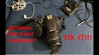 External mic is not working with your camera?