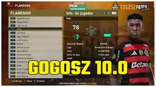 PES 2021 [GOGOSZ PATCH 10.0] FACES E OVERALL DE TODOS OS JOGADORES DO FLAMENGO - GOGOSZ 2026