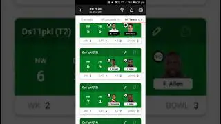 NW vs DB DREAM 11   GL...JOIN  T10  ABU DHABHI